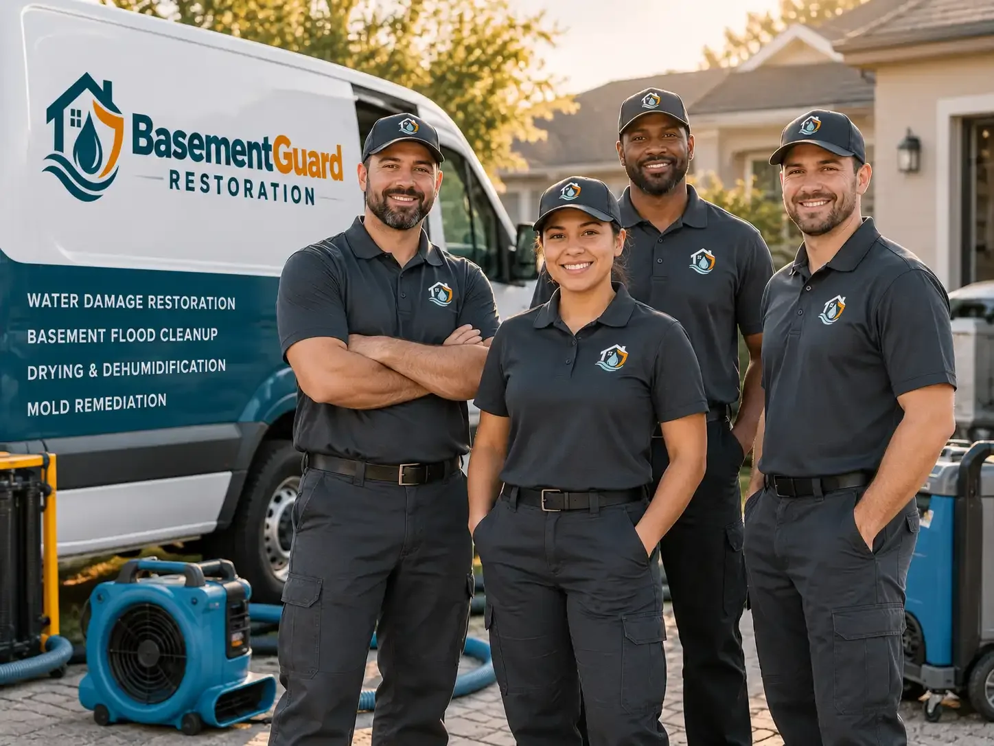 Basement Water Damage Restoration company in Grissom Arb, IN